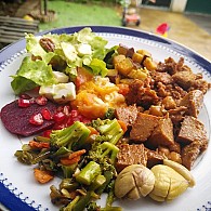 Arroz frito oriental